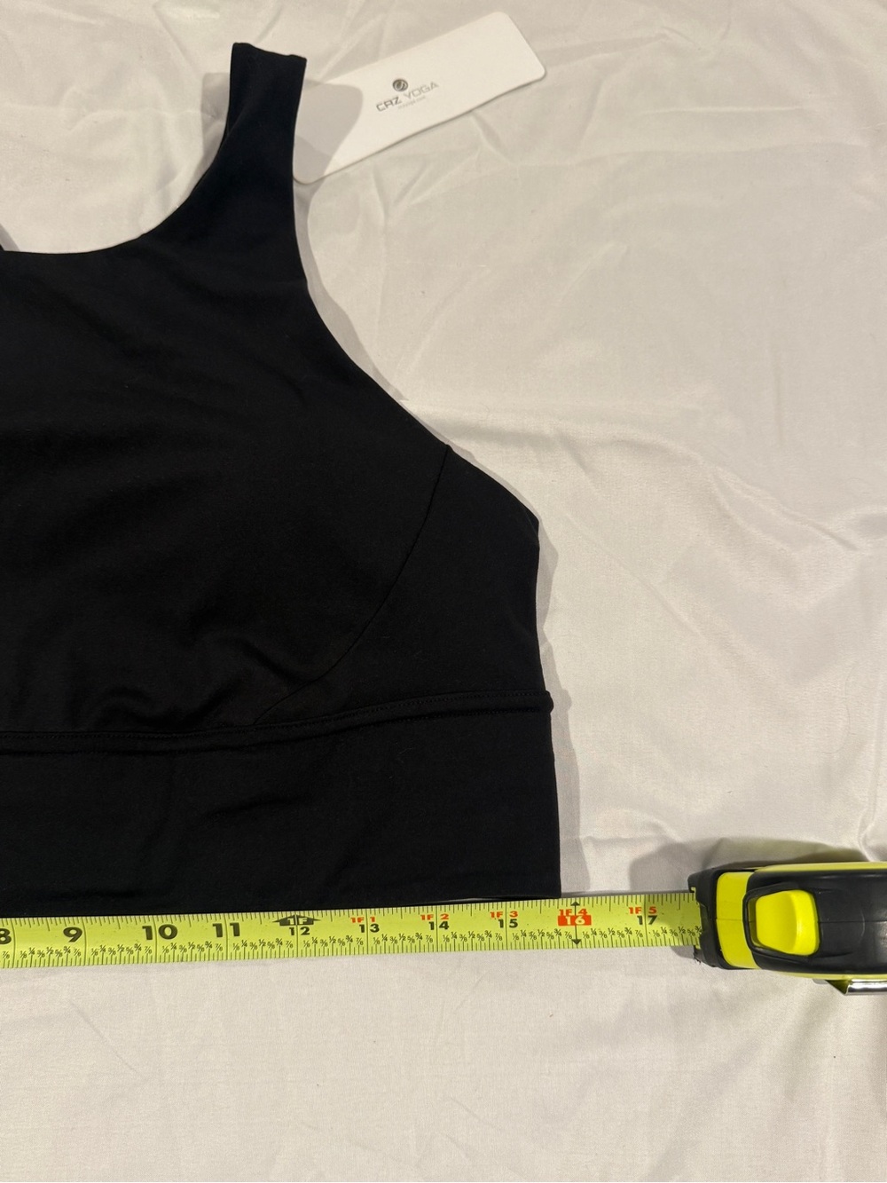 CRZ YOGA Black High-Neck Sports Bra - Picture 5 of 6